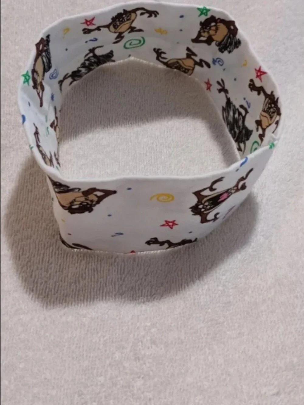 Vintage Looney tunes taz elastic headband